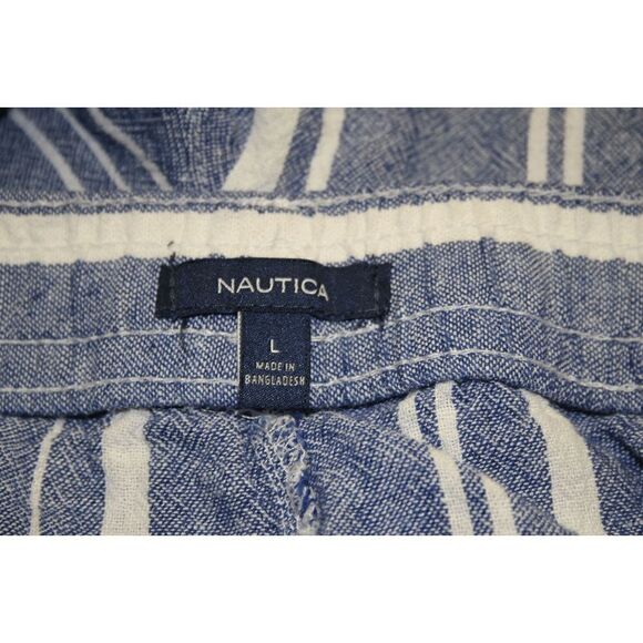 Nautica Linen Striped Shorts - Picture 7 of 9